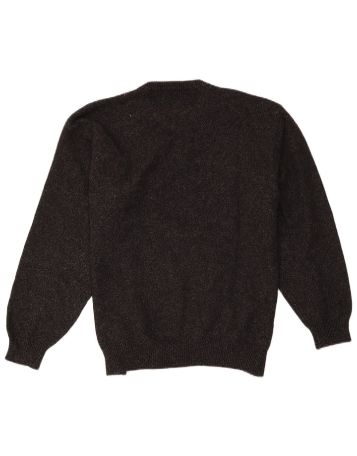 Kappa Mens Crew Neck Jumper Sweater XL Grey Wool