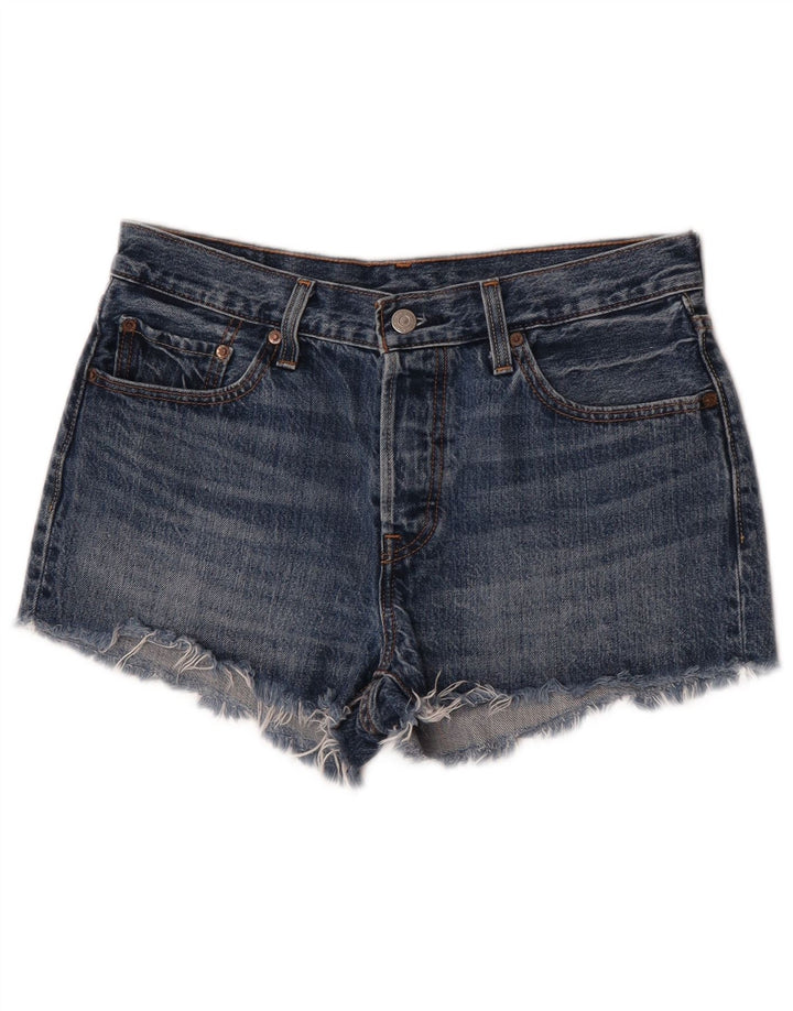 Levi's Womens 501 Denim Shorts W28 Medium Blue Cotton