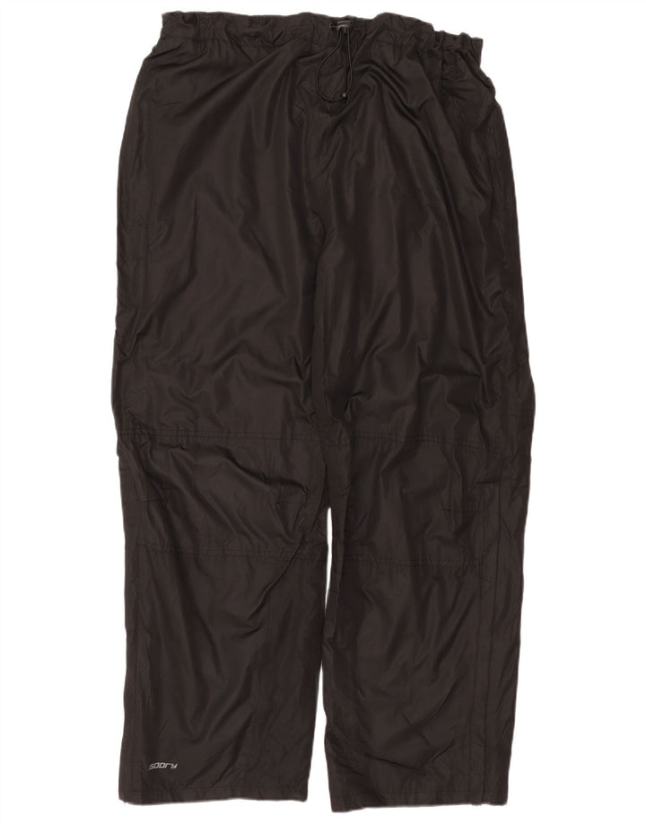 Mountain Warehouse Mens Tracksuit Trousers 2XL  Black Polyester