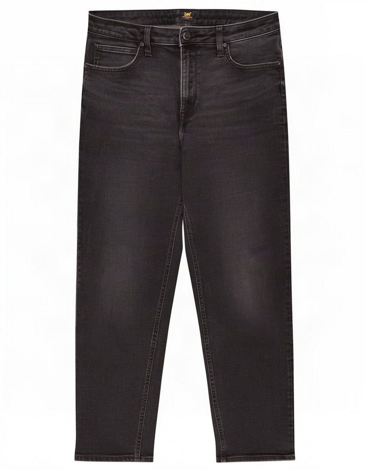 Lee Womens Carol Straight Jeans W32 L26 Black Cotton