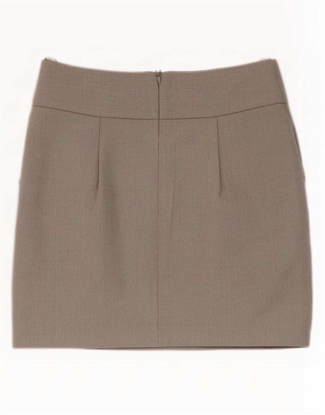 Topshop Womens Mini Skirt UK 12 Medium W28 Grey Polyester