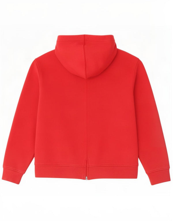 Gap Boys Graphic Zip Hoodie Sweater 12-13 Years XL Red Cotton