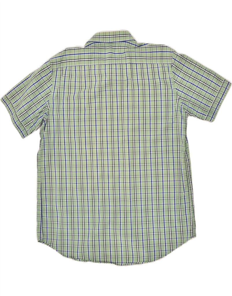 CARRERA Mens Short Sleeve Shirt XL Green Check Cotton | Vintage Carrera | Thrift | Second-Hand Carrera | Used Clothing | Messina Hembry 