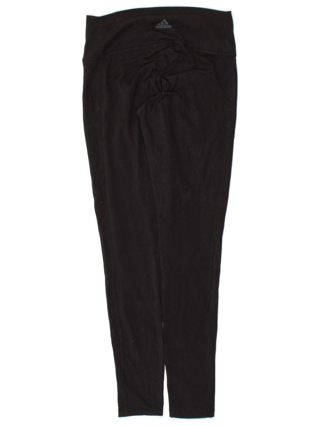 ADIDAS Womens Leggings UK 8/10 Small Black Cotton Vintage Adidas and Second-Hand Adidas from Messina Hembry 