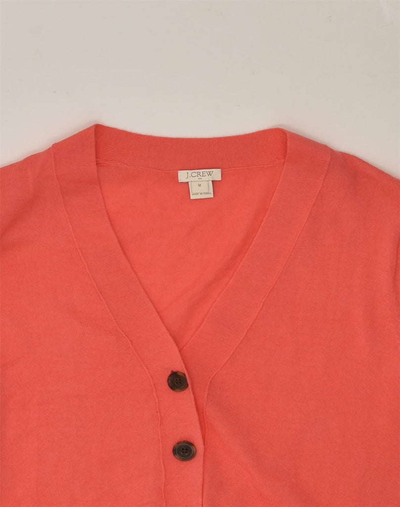 J. CREW Womens Cardigan Sweater UK 12 Medium Red Acrylic | Vintage J. Crew | Thrift | Second-Hand J. Crew | Used Clothing | Messina Hembry 