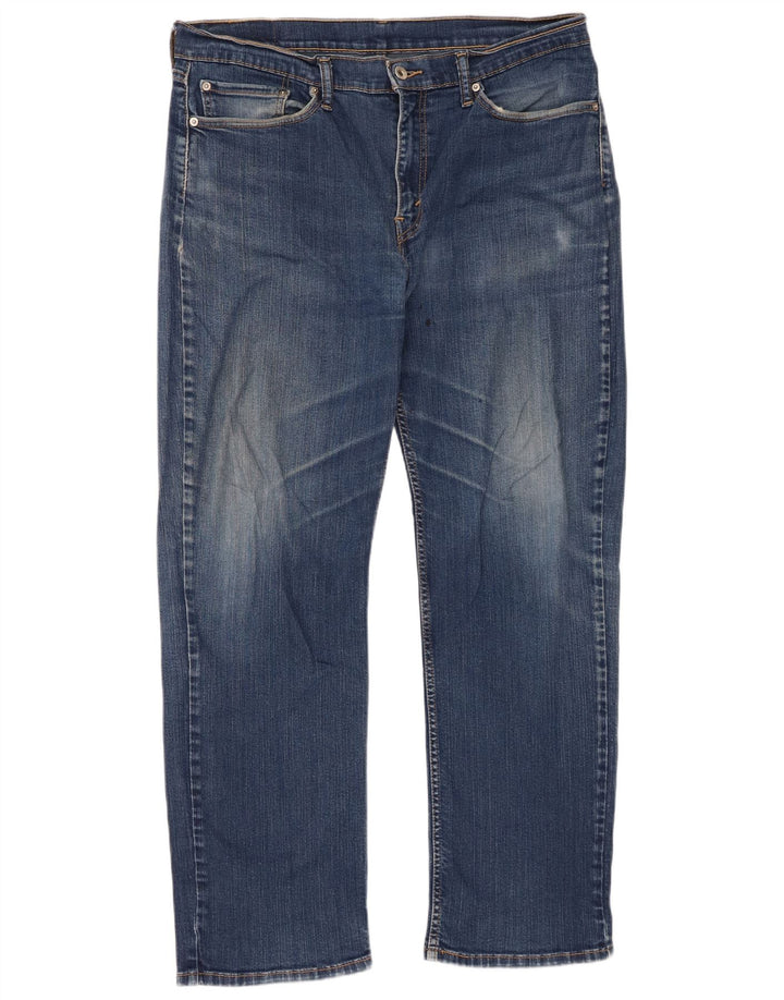 Levi's Mens 514 Straight Jeans W36 L32 Blue Cotton