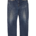 Levi's Mens 514 Straight Jeans W36 L32 Blue Cotton