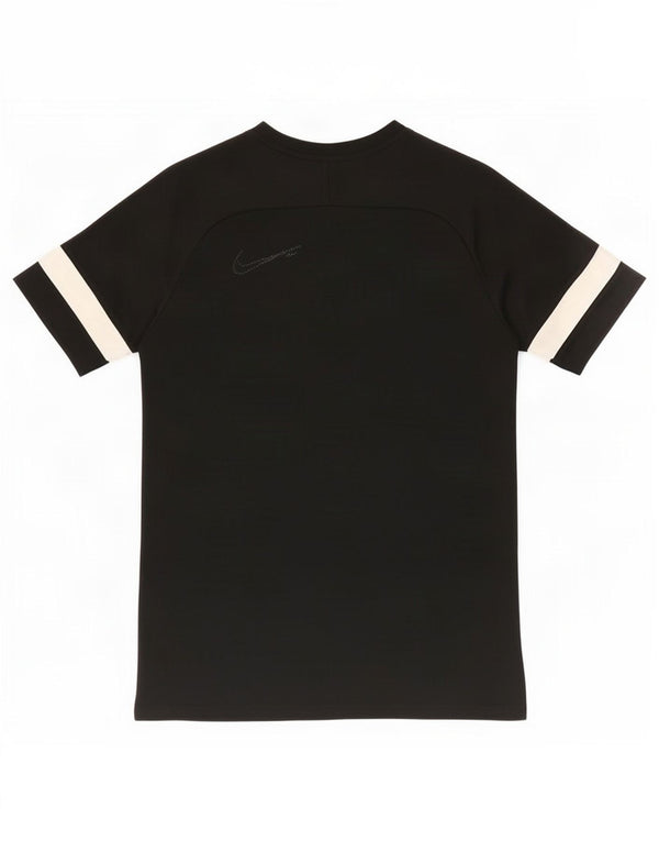 Nike Boys Dri Fit T-Shirt Top 13-14 Years XL Black Polyester