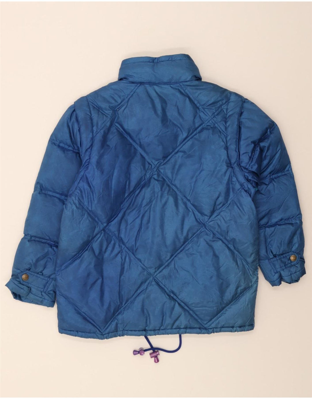 LOTTO Boys Padded Jacket 15-16 Years XL Blue Nylon Vintage Lotto and Second-Hand Lotto from Messina Hembry 