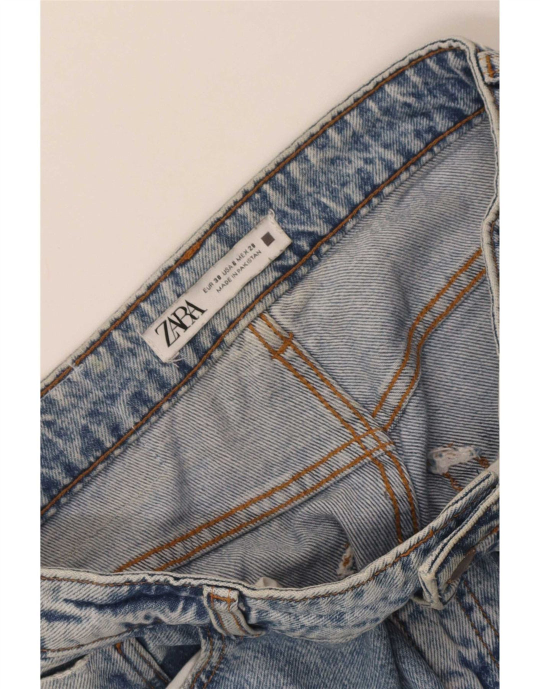 Zara Womens Tapered Jeans EU 38 Small W28 L27 Blue