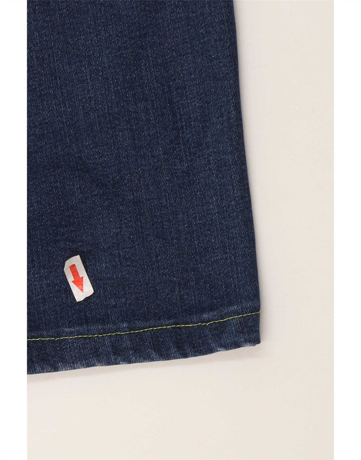 Levi's Womens 712 Crop Slim Jeans W30 L25 Blue Lyocell