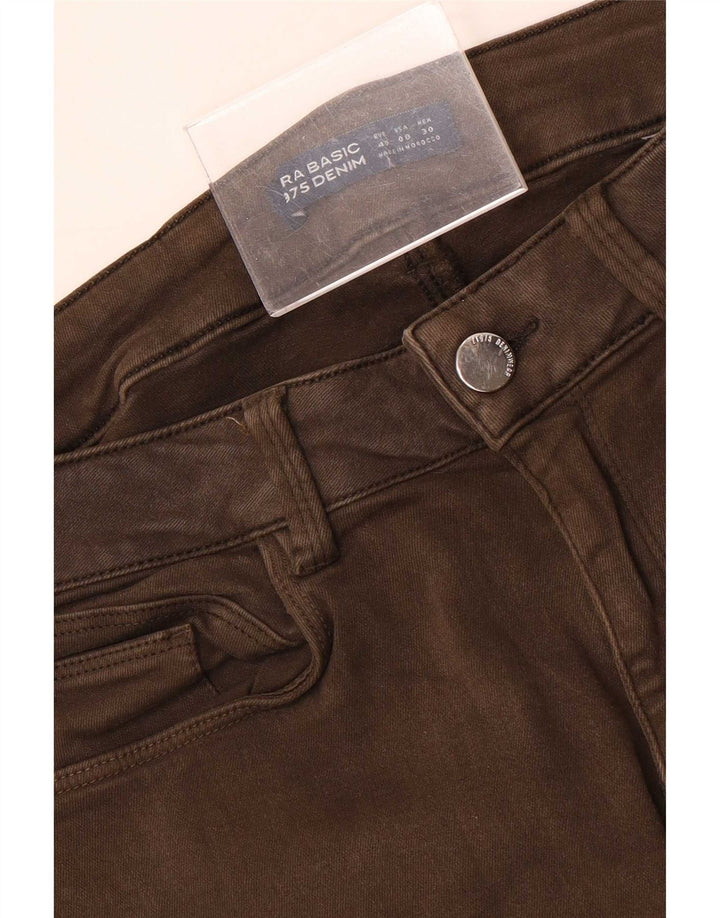 Zara Womens Skinny Jeans EU 40 Medium W30 L27 Brown