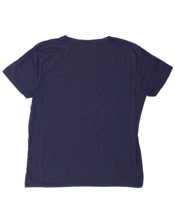 Gant Mens Regular T-Shirt Top 2XL Navy Blue