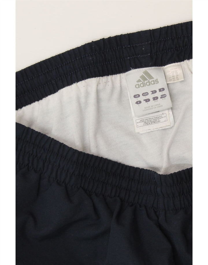 ADIDAS Mens Sport Shorts Large  Navy Blue Polyester