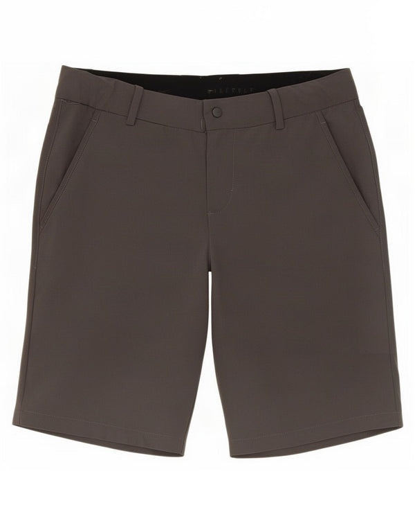 Nike Boys Dri Fit Standard Chino Shorts 12-13 Years Large W28 Grey
