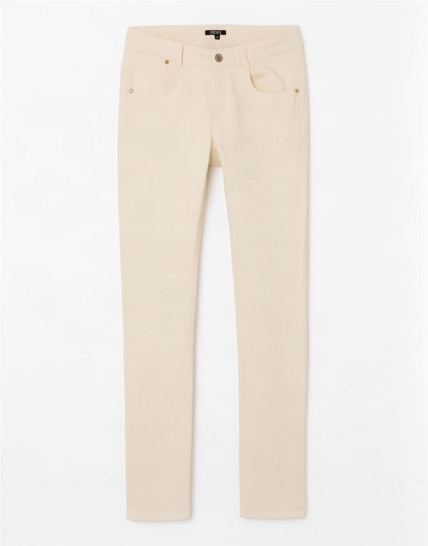 Dkny Girls Skinny Casual Trousers 13-14 Years W28 L30 Off White Classic
