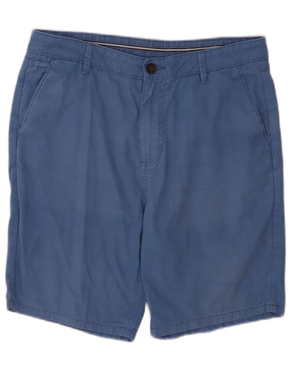Crew Clothing Mens Chino Shorts W34 Large Blue Cotton