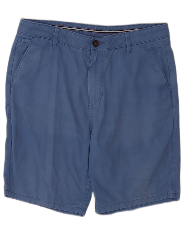 Crew Clothing Mens Chino Shorts W34 Large Blue Cotton