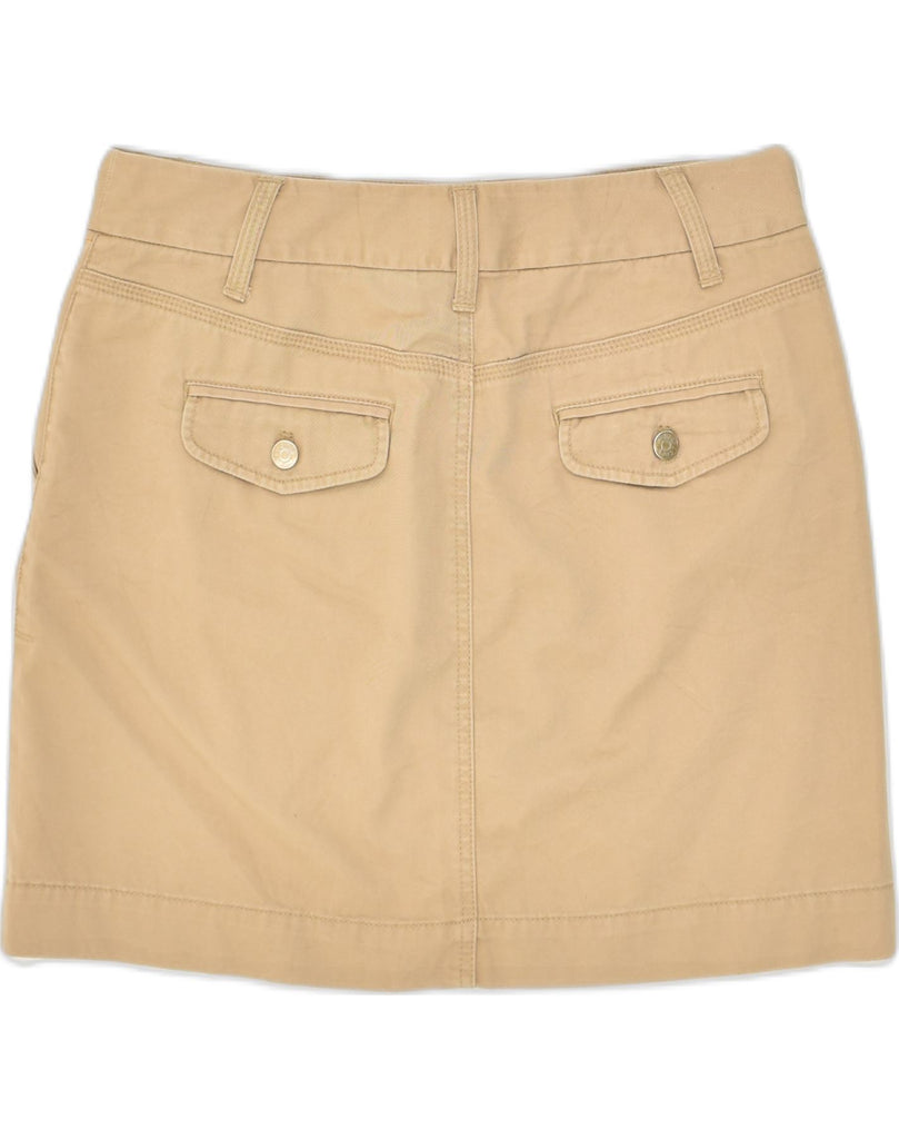 J. CREW Womens Chino Classic Fit Straight Skirt US 6 Medium W33 Beige | Vintage J. Crew | Thrift | Second-Hand J. Crew | Used Clothing | Messina Hembry 