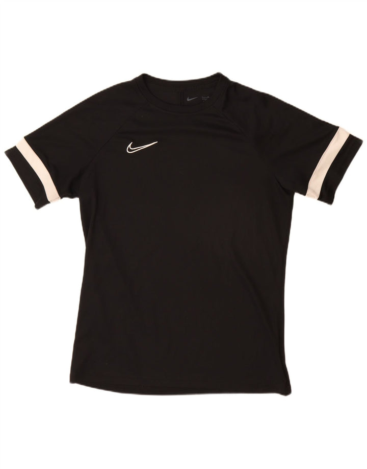 Nike Mens Dri Fit T-Shirt Top Large Black Polyester