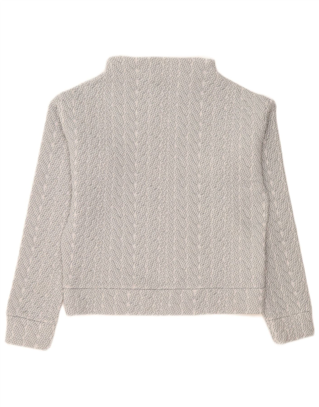 Gap Womens Oversized Sweatshirt Jumper UK 6 XS Grey Striped Polyester