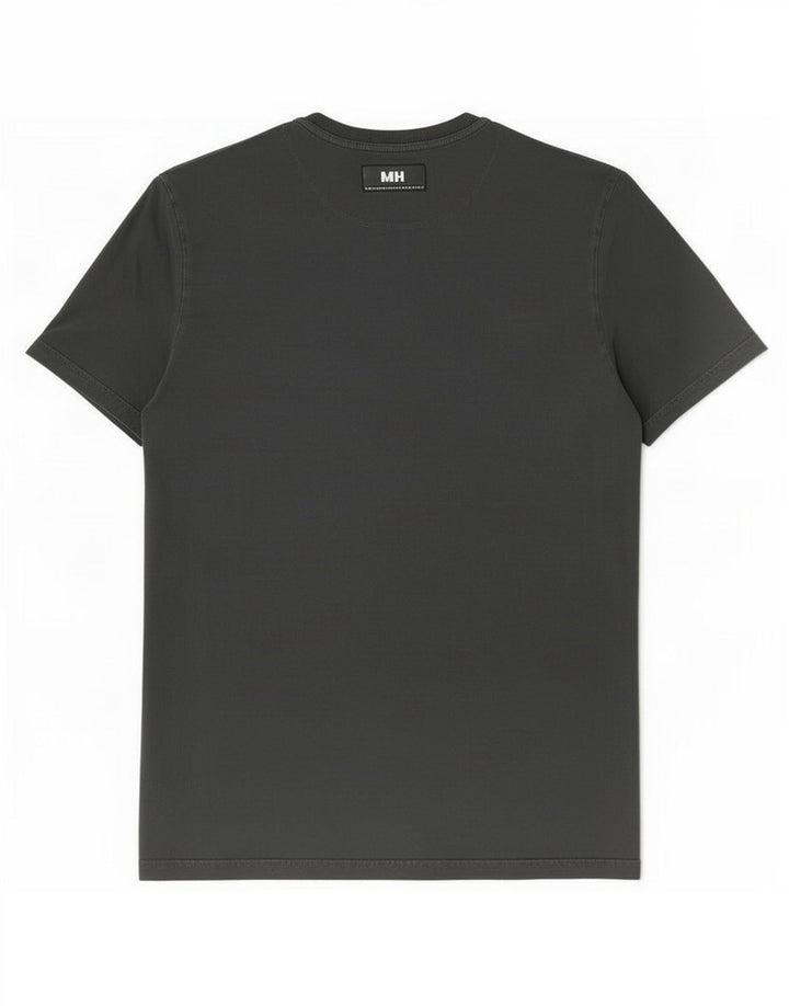 Lyle & Scott Mens T-Shirt Top Small Grey Cotton
