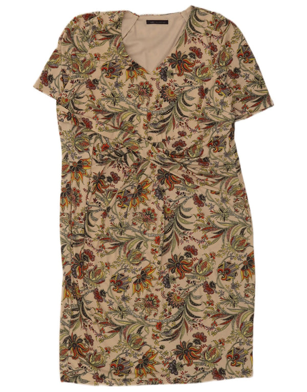 Marks & Spencer Womens Sheath Dress UK 20 2XL Multicoloured Floral