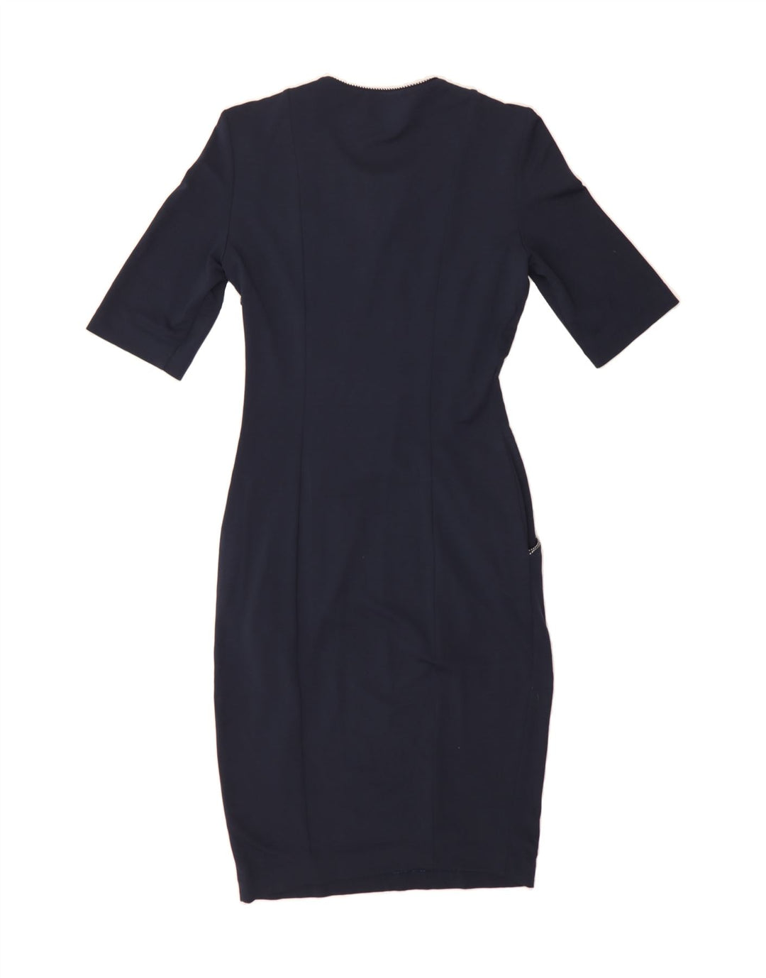 ROCCOBAROCCO Womens Bodycon Dress UK 10 Small Navy Blue Vintage Roccobarocco and Second-Hand Roccobarocco from Messina Hembry 