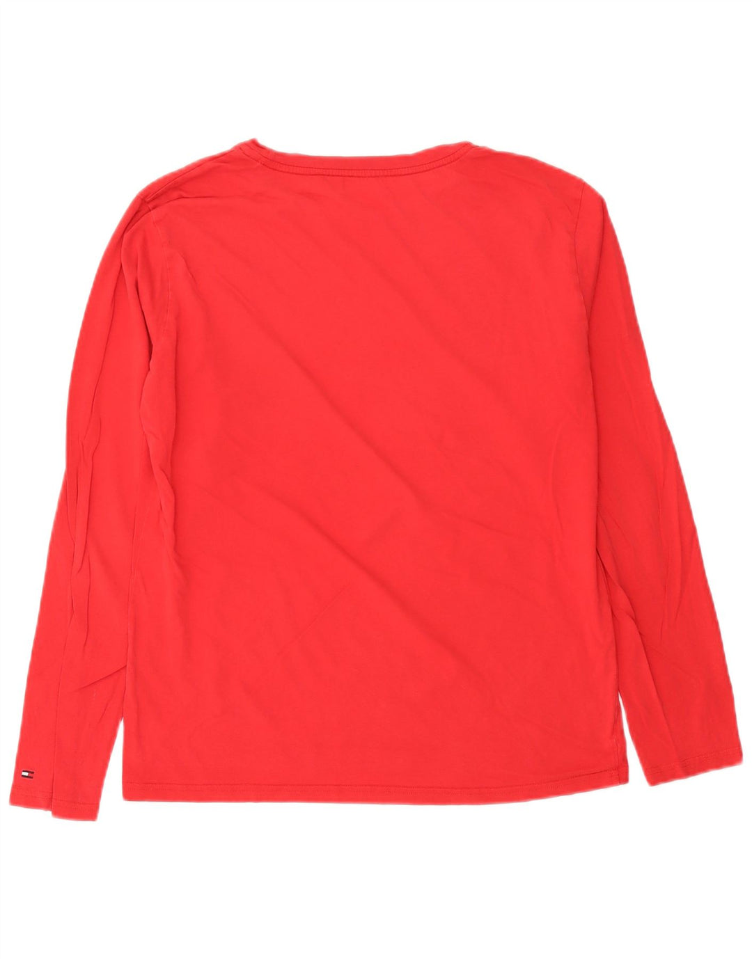 Tommy Hilfiger Mens Graphic Top Long Sleeve Medium Red
