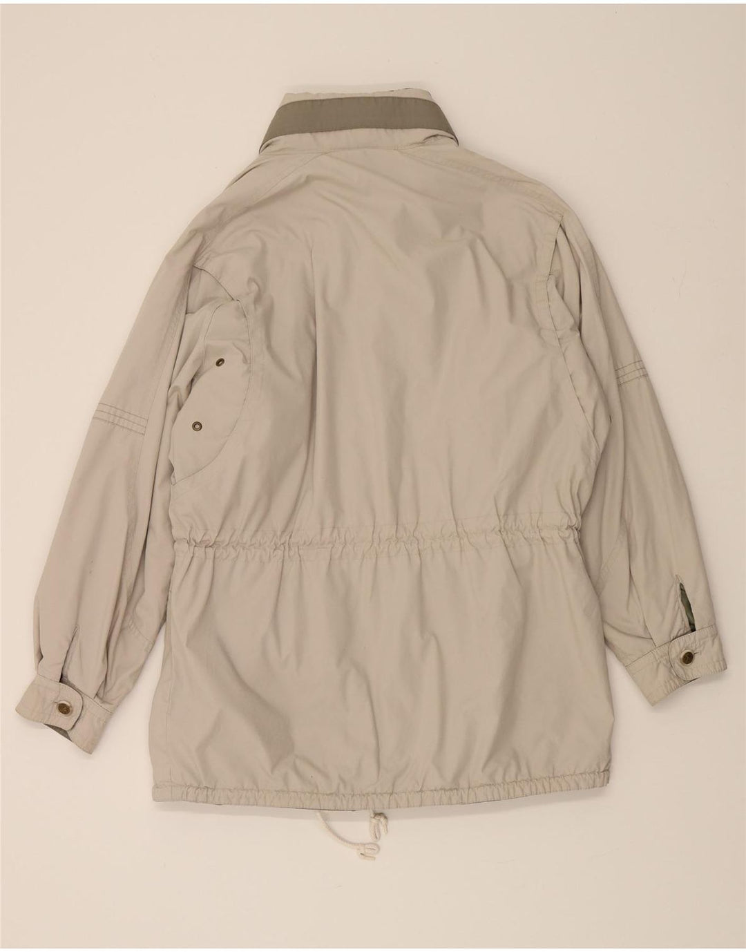 VALMELINE Mens Hooded Windbreaker Jacket IT 50 Large Grey Cotton Vintage Valmeline and Second-Hand Valmeline from Messina Hembry 