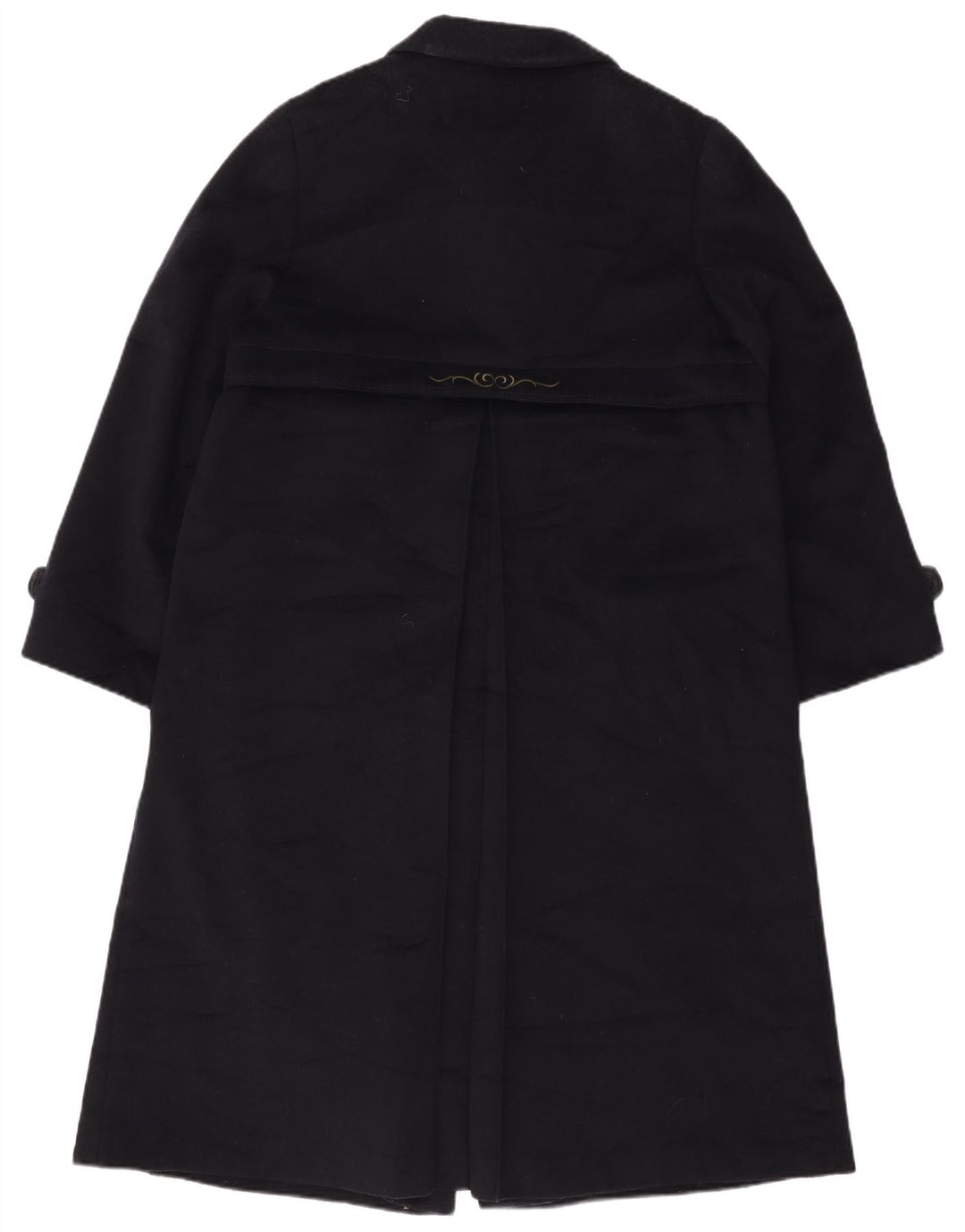 Pischl Womens Overcoat UK 14 Medium Navy Blue Wool