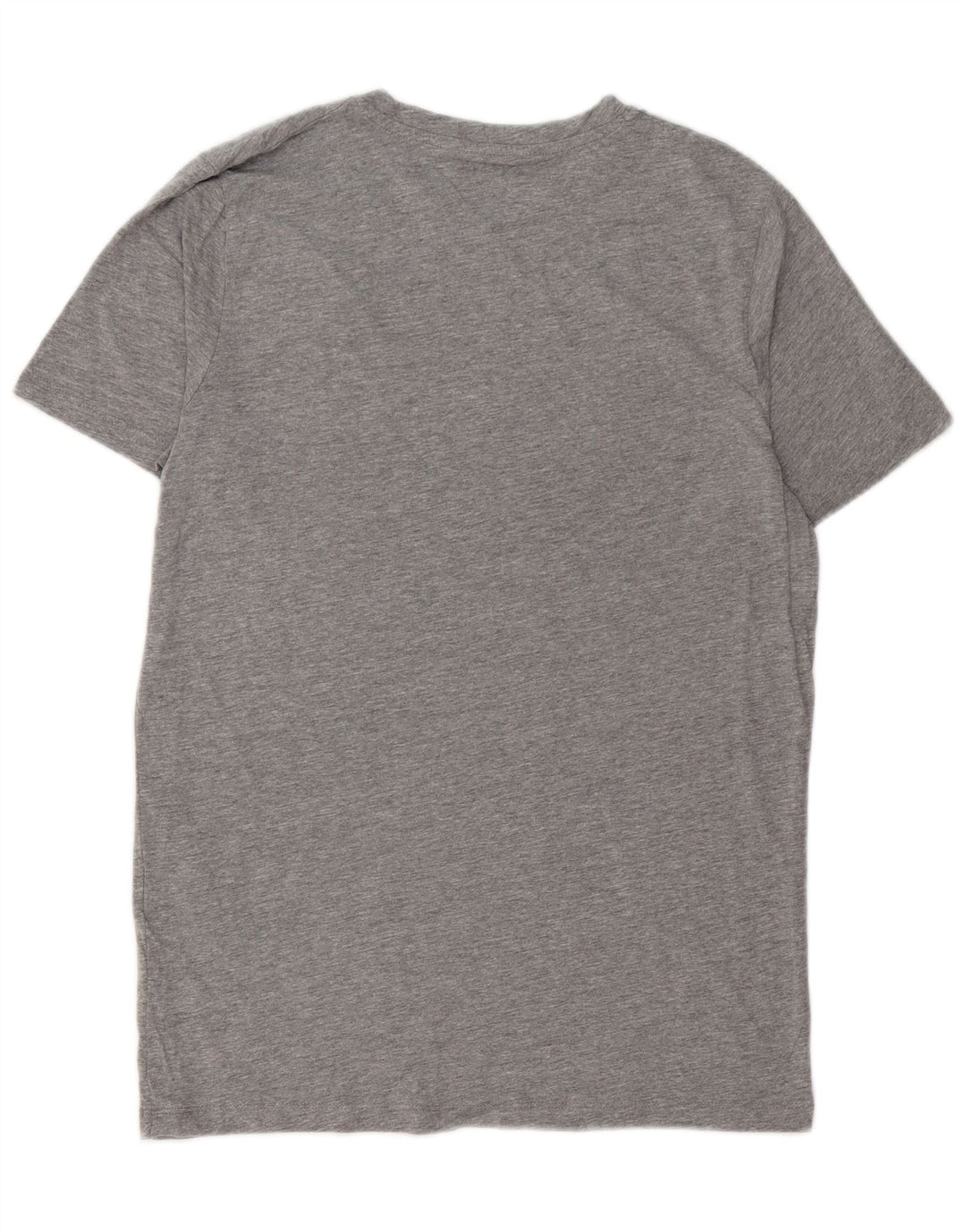 JACK & JONES Mens Graphic T-Shirt Top Medium Grey Cotton