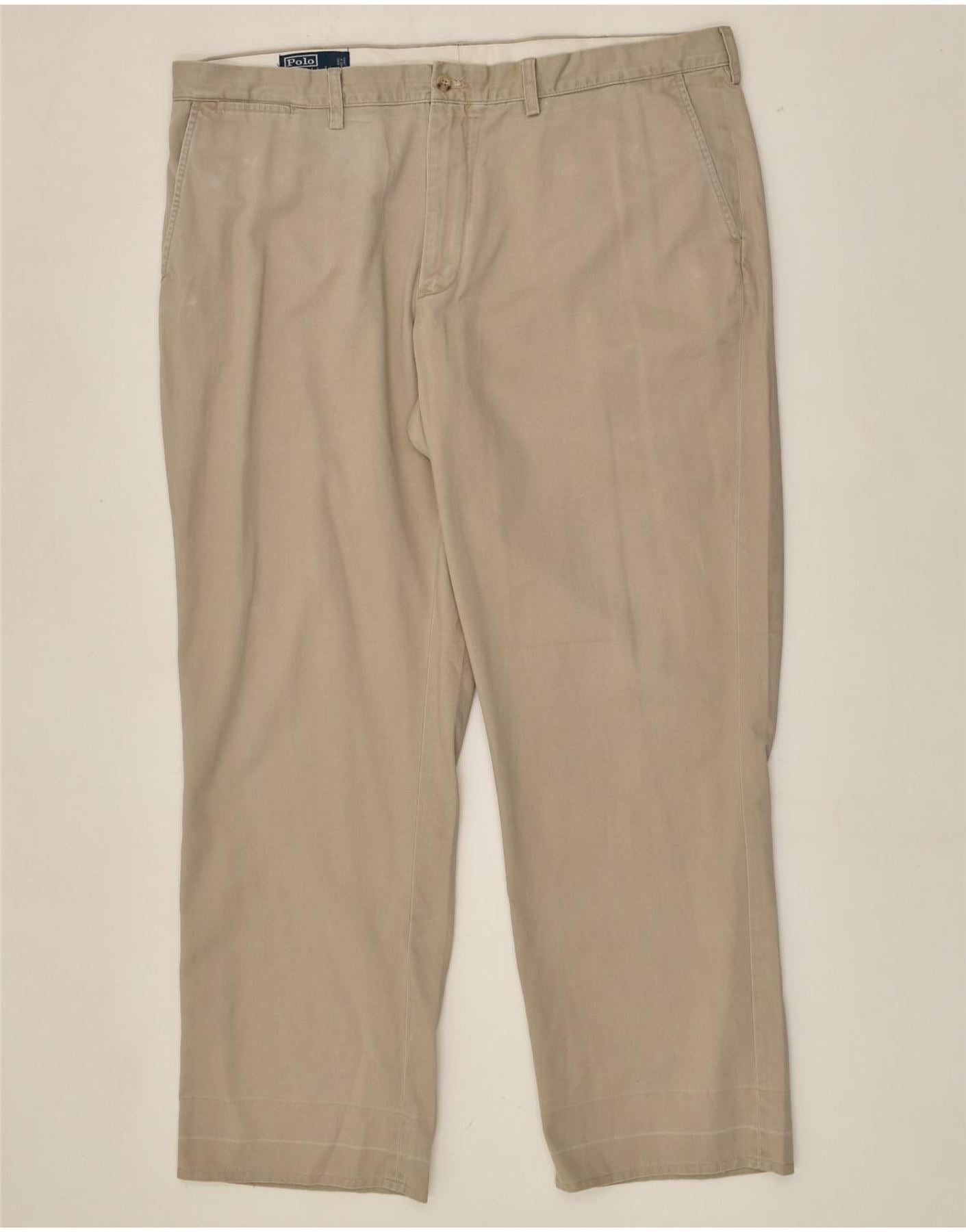 POLO RALPH LAUREN Mens Straight Chino Trousers W38 L26 Navy Blue Cotton |  Vintage & Second-Hand Clothing Online | Thrift Shop