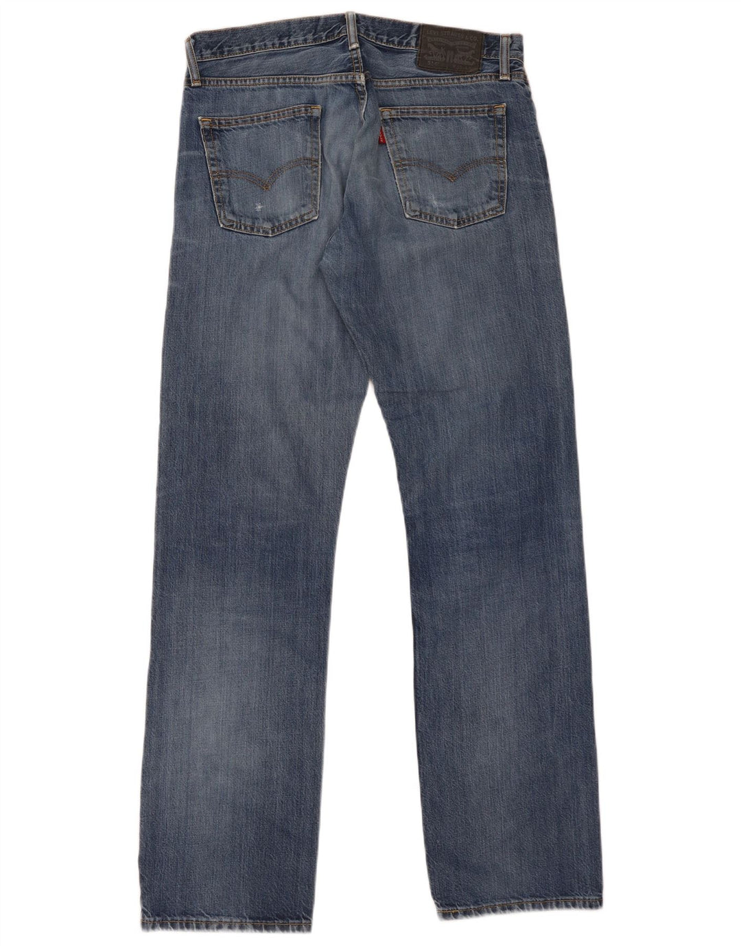 Levi's Mens 514 Straight Jeans W33 L34 Blue Cotton