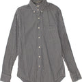 J. CREW Mens Slim Shirt Small Navy Blue Gingham Cotton Vintage J. Crew and Second-Hand J. Crew from Messina Hembry 