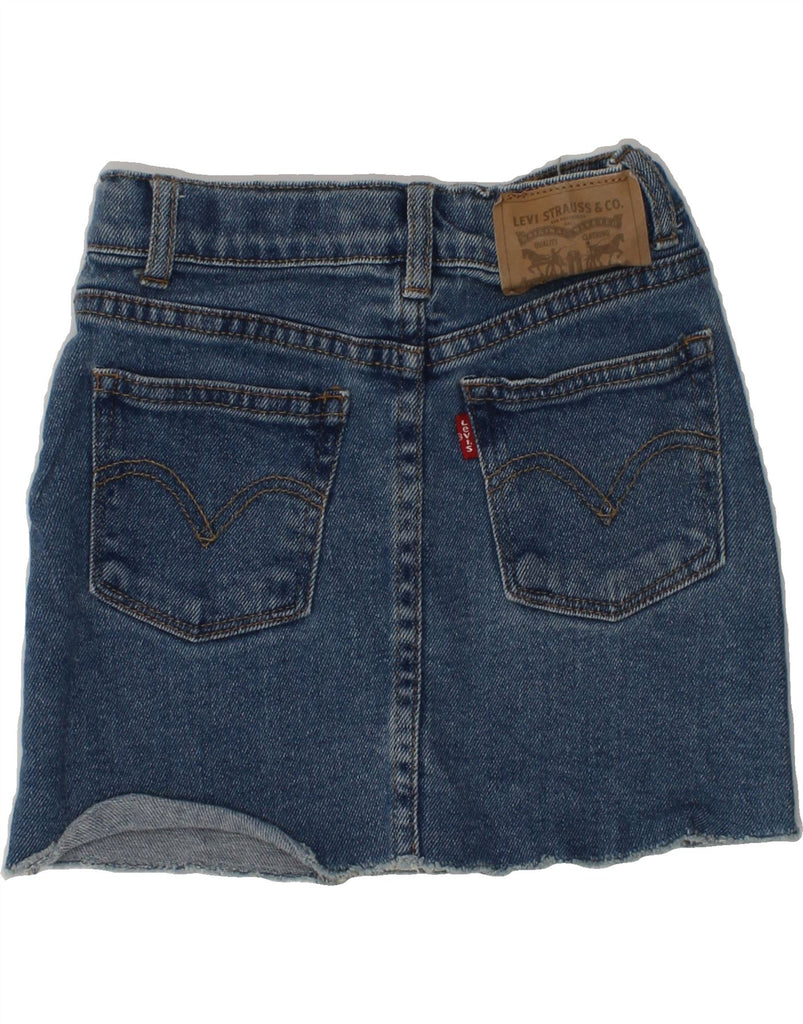 LEVI'S Girls Denim Skirt 4-5 Years W20  Blue Cotton | Vintage Levi's | Thrift | Second-Hand Levi's | Used Clothing | Messina Hembry 