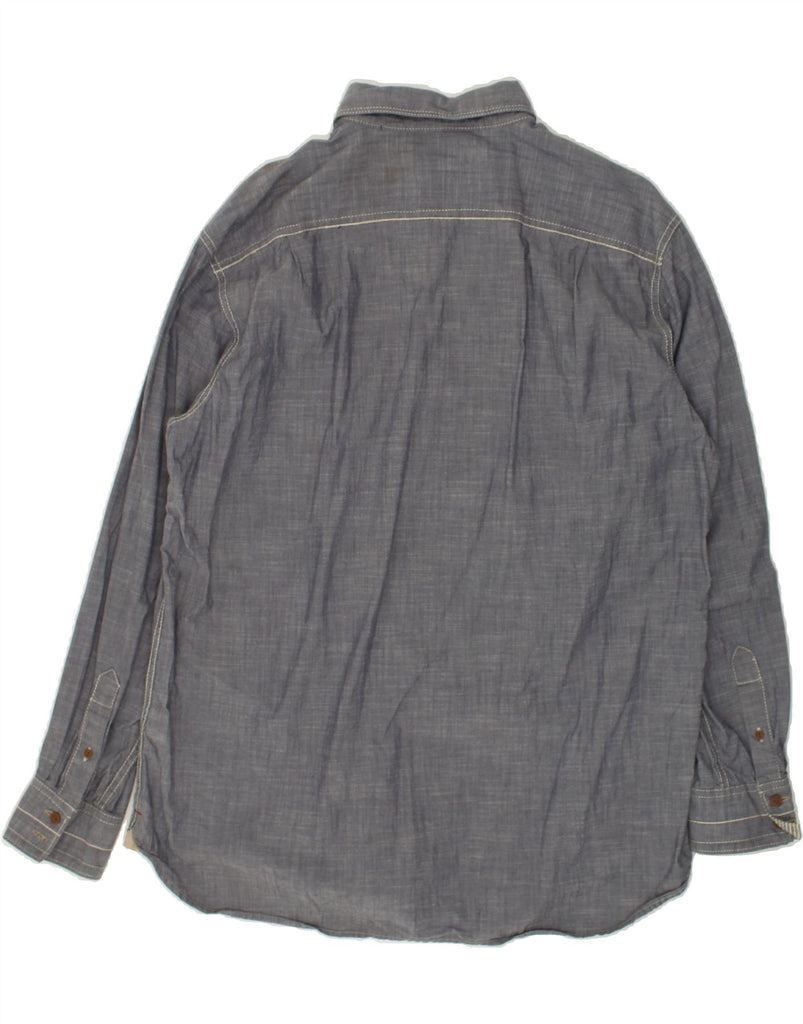 TIMBERLAND Mens Shirt Large Grey Cotton | Vintage Timberland | Thrift | Second-Hand Timberland | Used Clothing | Messina Hembry 