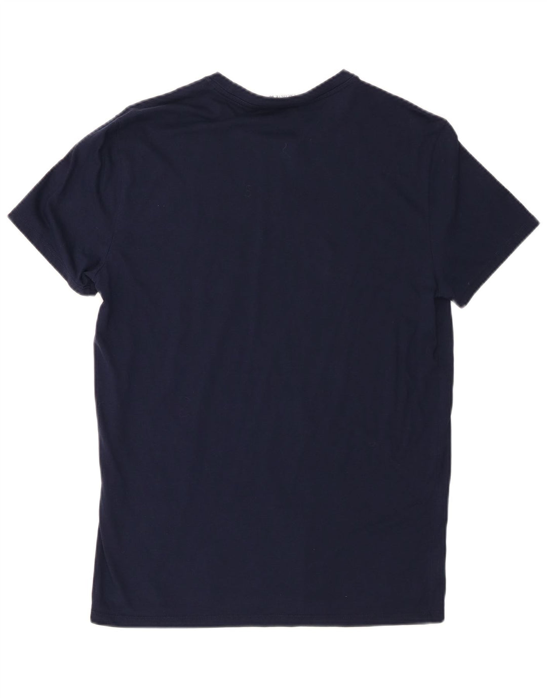 Lacoste Mens Regular Fit T-Shirt Top Size 4 Medium Navy Blue Cotton