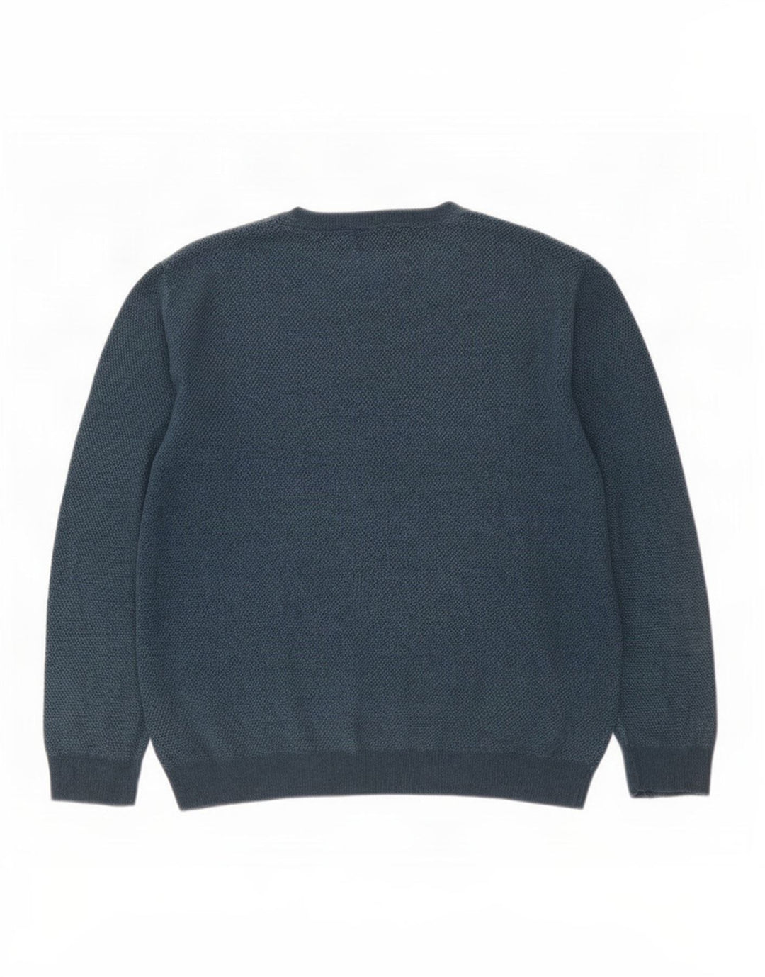 Marks & Spencer Mens Crew Neck Jumper Sweater Large Blue Cotton