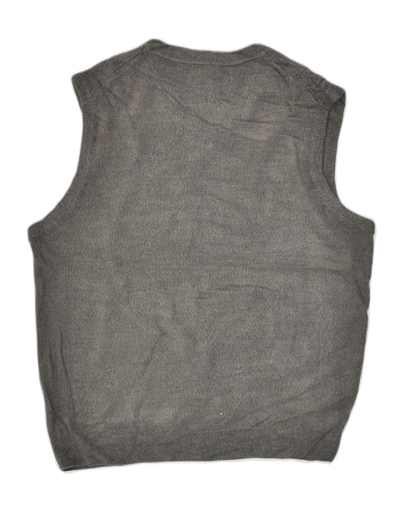 DOCKERS Mens Vest Tank Top XL Grey Acrylic | Vintage Dockers | Thrift | Second-Hand Dockers | Used Clothing | Messina Hembry 