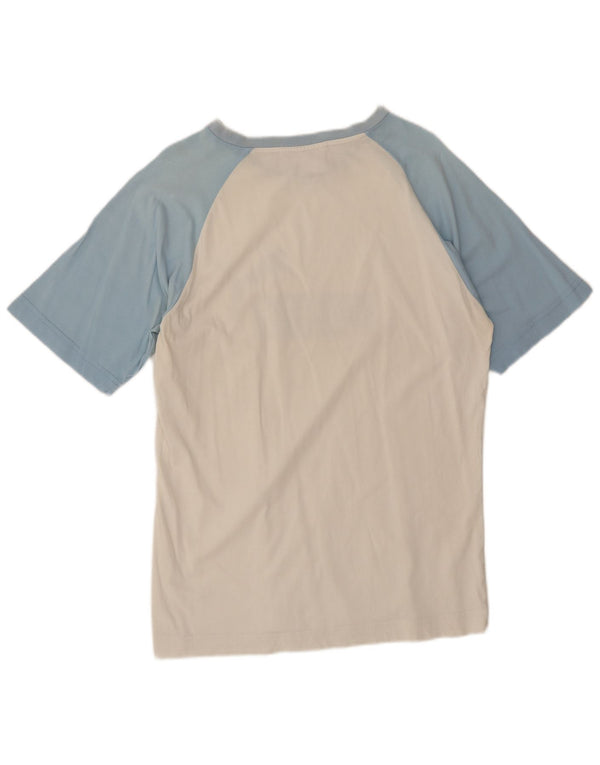 Puma Mens Graphic T-Shirt Top Large White Colourblock