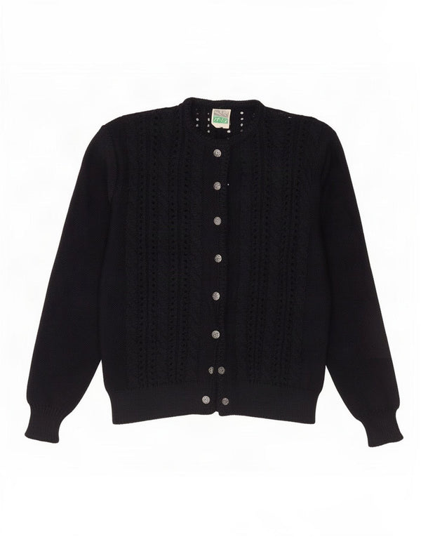 Vintage Womens Cardigan Sweater IT 46 Large Navy Blue