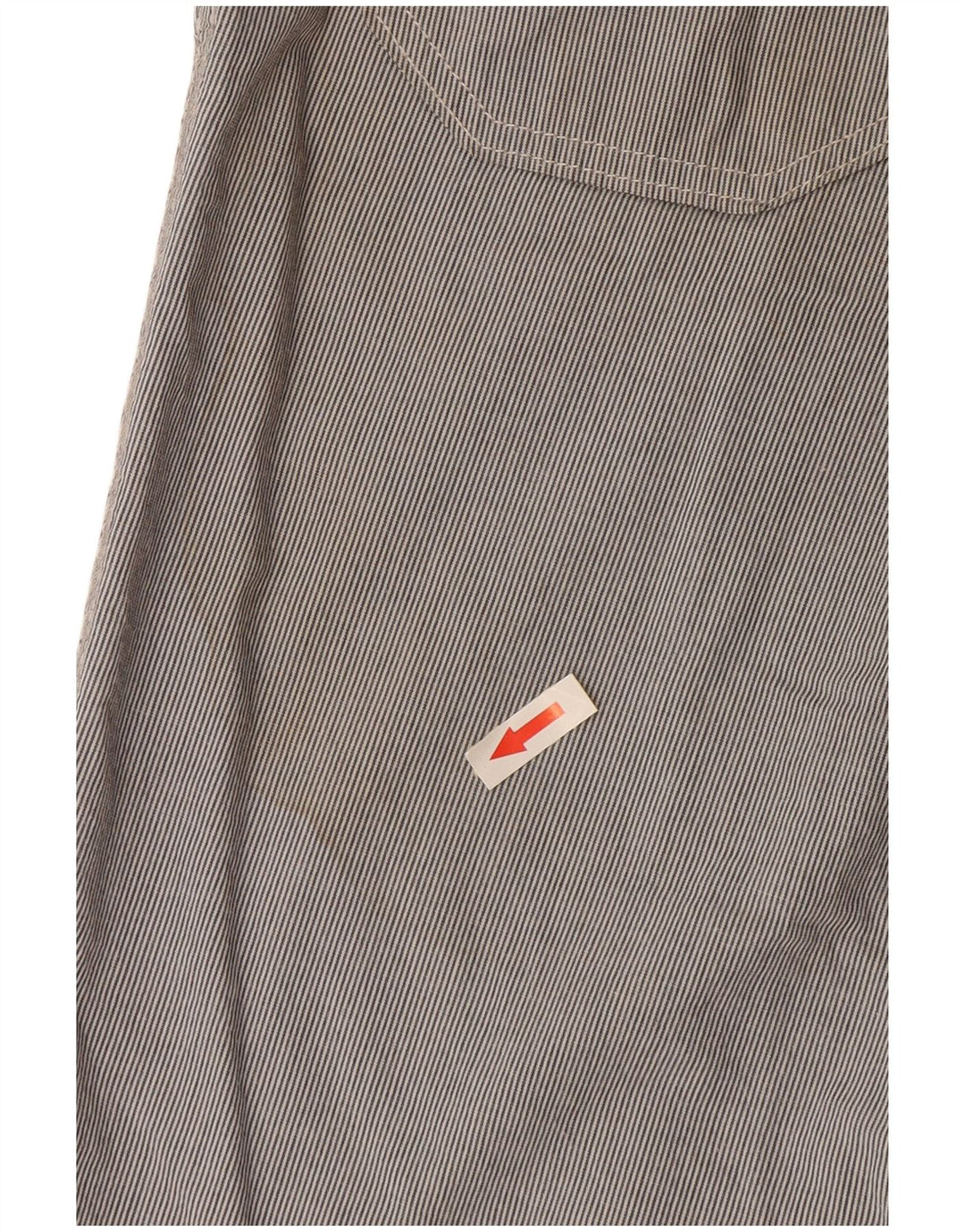 Jeckerson Mens Bermuda Shorts W31 Medium Grey Pinstripe Cotton