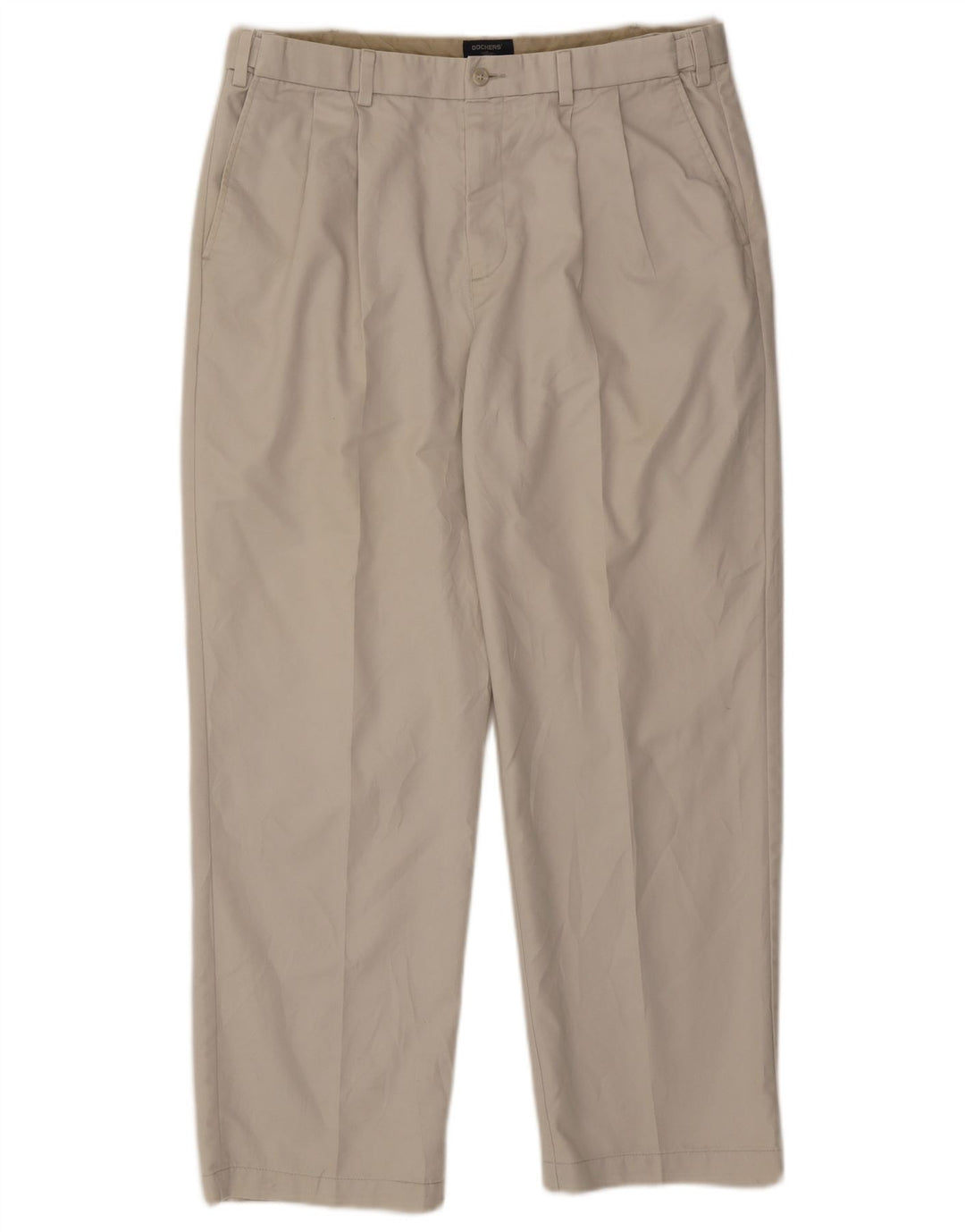 Dockers Mens Pegged Chino Trousers W34 L29 Beige