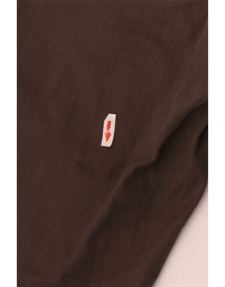 Wrangler Mens Regular Straight Jeans W36 L34 Brown Cotton