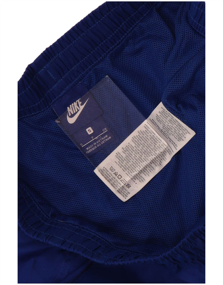 Nike Mens Swimming Shorts Small Blue Polyester