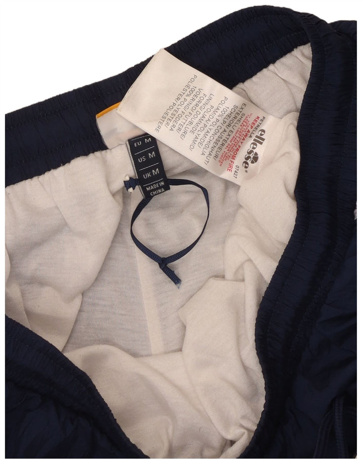 Ellesse Mens Tracksuit Trousers Joggers Medium Navy Blue Colourblock