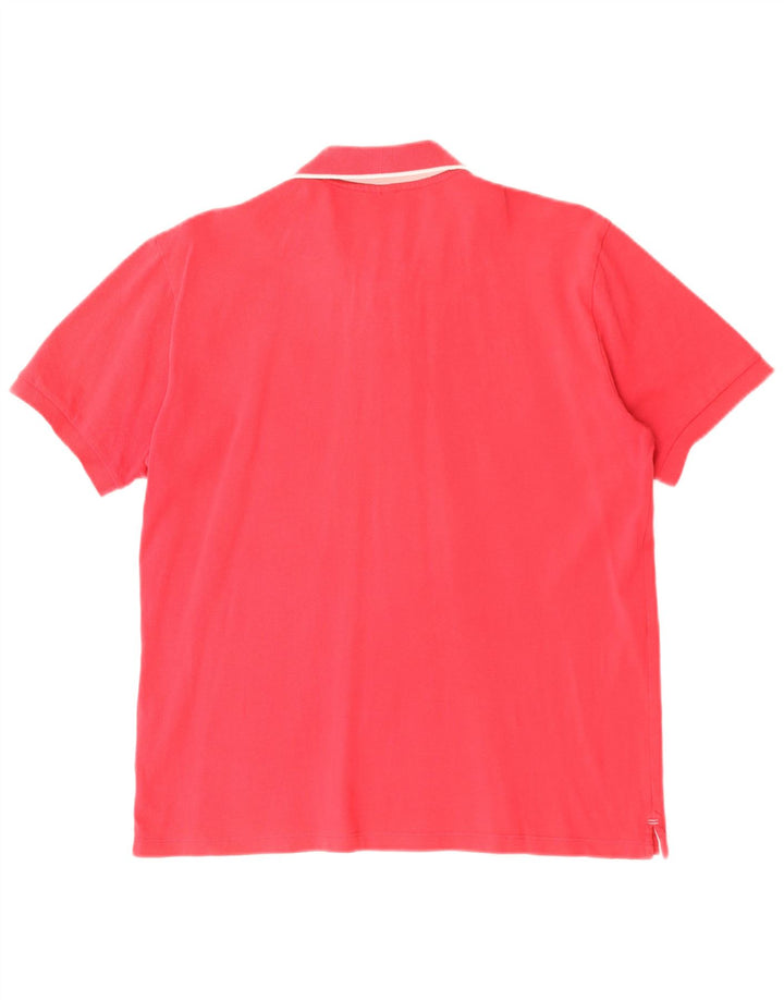 NORTH SAILS Mens Polo Shirt Medium Red Cotton