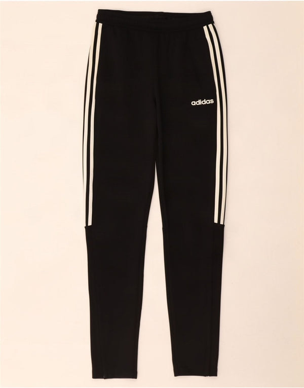 Adidas Mens Climalite Tracksuit Trousers Small Black Polyester