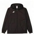 Adidas Boys Hooded Rain Jacket 13-14 Years Black Polyester